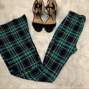 Last Chance Plaid Flare Pants